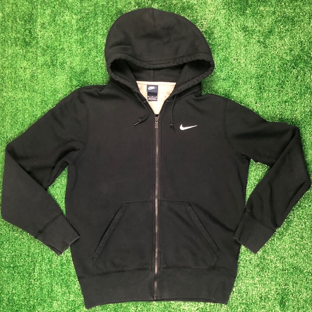 Navy Blue Nike Full Zip Hoodie Sweatshirt Medium